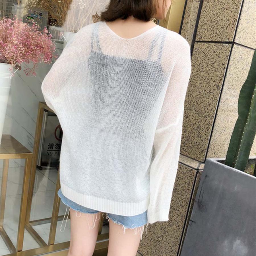 カーディガン | トップス 前開き 薄手 夏