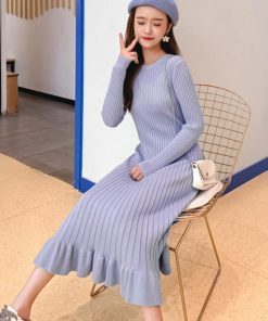 ワンピース | ニットマーメイドフリルワンピ