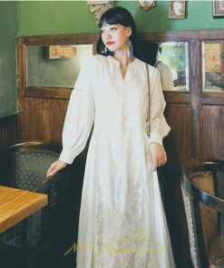 マキシ | ワンピース 春夏秋 着痩せる効果抜群 ロングワンピース マキシワンピース シフォン ビーチ 旅行 リゾート 刺繍 体型カバー レース 上品 レディース