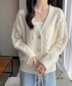 カーディガン | 2022秋冬ニットアウター レディース ニットニット セーター 長袖 羽織り フロントボタン 可愛い トップス 通学通勤 20代40代