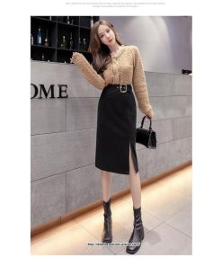 スカート | レディース 40代 50代 60代 ファッション おしゃれ 女性 上品 スリット ラシャ あったか 30代 40代 レディース 50代 60代 秋 着痩せ 冬