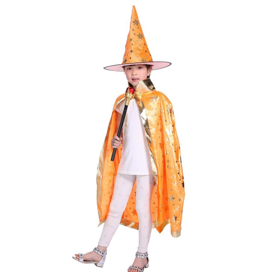 (子供)その他 | 子供 衣装 マント ハロウィン 帽子 魔女 魔法使い コスチューム