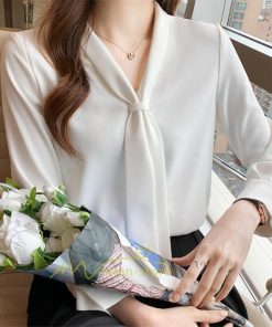 シャツ・ブラウス | ブラウス レディース きれいめ 40代 春夏秋新作 オシャレブラウス シフォンシャツ リボンネック 長袖トップス ブラウス 大人 ゆったり シャツ30代 50代 通勤