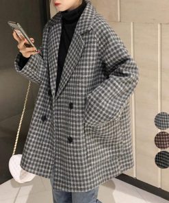 ジャケット・ブルゾン | テーラードジャケット チェック柄 コート
