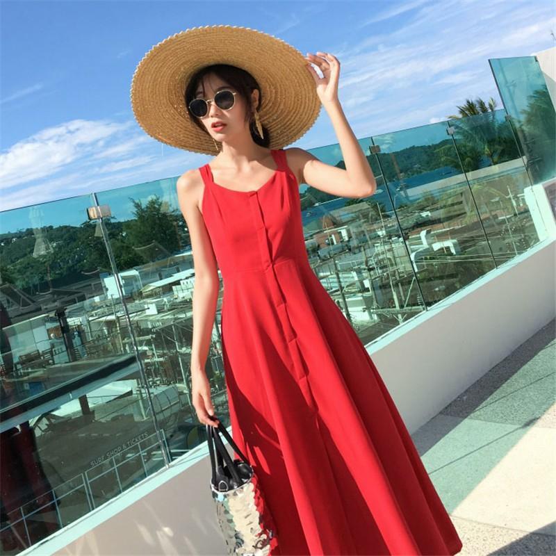 マキシ | ロングワンピース 2020春夏 キャミワンピ レディース マキシ丈ワンピ リゾートワンピース 背中見せ 海旅行 フレアワンピース セクシー XL 無地 L S M