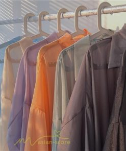 カーディガン | UVカット 接触冷感 シャツ レディース サマーシフォン 透け感 冷房対策 涼感 ひんやり 薄手 シンプル トップス 長袖 体型カバー