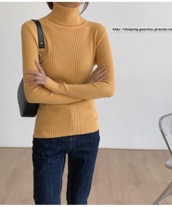 ニット・セーター | ニット 綿 リブ タートル インナー レイヤード リブニット レディース 長袖 タートルニット ハイネックニット インナーニット セーター 肌着 伸縮 着回し