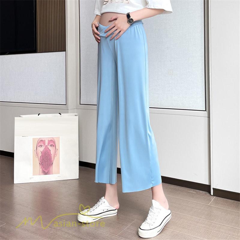 パンツ レギンス | マタニティ ワイドパンツ ガウチョパンツ 着痩せ 無地 着痩せ ゆったり マタニティパンツ パンツ マタニティウェア 日常 夏新作 おしゃれ サマー サマーパンツ