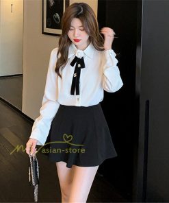 シャツ・ブラウス | シャツ ブラウス 秋冬 レディース スカーフタイ きれいめ フォーマル 春 長袖 オフィス 蝶結び 20代30代40代 通勤通学 お出かけ 着痩せ カジュアル 上品 春夏作