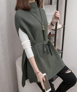 ニット・セーター | ノースリーブ ニットチュニック 韓国風