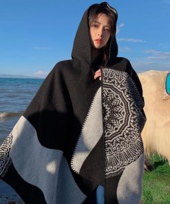 マフラー | ニットマント レディース ニットマフラー