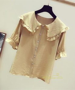 シャツ・ブラウス | ブラウス シャツ レディース スクエアネック 半袖 可愛い ブラウス 着痩せ 半袖トップス ベルスリーブ きれいめ 通勤 デイリーコーデ 韓国ファッション