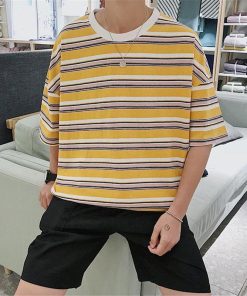 Tシャツ | Tシャツ メンズ 半袖 ボーダー カットソー カジュアル 大きいサイズ 夏新作 サマートップス プレゼント ギフト クルーネック ゆったり 上品