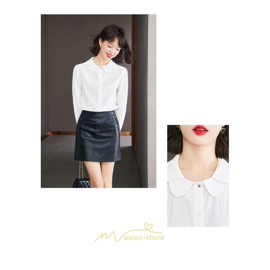 シャツ・ブラウス | ブラウス レディース オフィス 白 フォーマル 長袖 おしゃれ シャツ カジュアル 制服 レギュラー 就職活動 通勤 リクルート 高級感 面接 お仕事