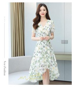 マキシ | ワンピース レディース 夏ワンピース シフォンワンピース 体型カバー 着痩せ 韓国風 30代 40代 50代 通勤 OL おしゃれ デート 2022 お出かけ 新作 キレイめ