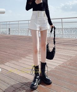 ショートパンツ | ゆったり Aライン デニム デニムパンツ ショートデニム ショーパン 短パン ショート丈 膝上 カジュアル 通勤通学 上品 20代30代40代 お出かけ