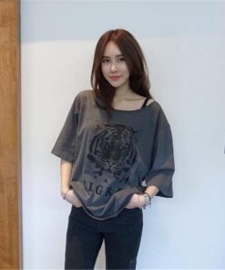 tシャツ・カットソー | Tシャツ レディーストップスTシャツ ゆったりTシャツ 可愛い カジュアル 半袖 M L XL XXL おしゃれ コットン上着 柔らか 通学通勤 学院 肌触り良さ 2020春夏