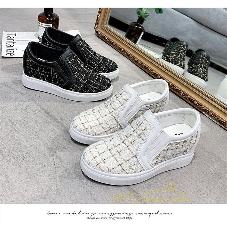 スニーカー | スリッポン レディース おしゃれ 紐なし インソール スリッポン大人カジュアル 厚底スニーカー 厚底スリッポン ローカットスニーカーレディース