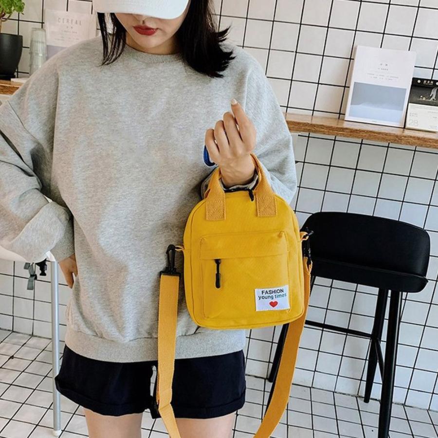 ショルダーバッグ | ミニ トートバッグ 小さめ 2way ボディバッグ 斜めがけ レディース スクエアバッグ かわいい 大人 キャンバスバッグ