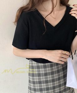 tシャツ・カットソー | Tシャツ レディース 春夏 トップス カットソー 半袖 『ゆるっとシンプルVネックTシャツ』 通勤通学 カジュアル 着痩せ 着回し お出かけ 20代30代40代50代 上品