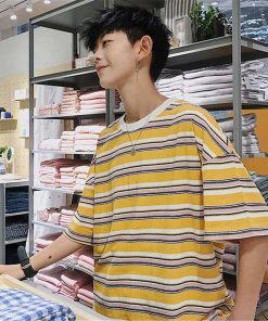 Tシャツ | Tシャツ メンズ 半袖 ボーダー カットソー カジュアル 大きいサイズ 夏新作 サマートップス プレゼント ギフト クルーネック ゆったり 上品