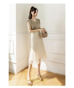 スカート | レース きれいめ 30代 40代 50代 着やせ 上品 春夏秋冬 ハイウェスト 花柄 コーデ 黒 ひざ下 膝下 知的 Aライン オシャレ 脚長効果 通勤OL 着痩せ