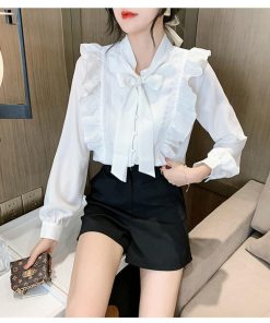 シャツ・ブラウス | ブラウス レディース 長袖 ブラウスシャツ ボウタイ フォーマル チュニック 大人 春秋 フォーマル スーツ オフィス トップス 30代 母 ママ きれいめ 20代 OL
