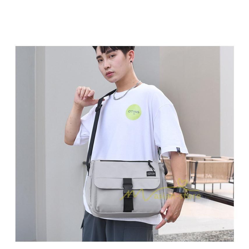 メンズバッグ | ショルダーバッグ メンズ 斜めがけ A4 かばん 2Wayバッグ メッセンジャーバッグ ナイロン 肩掛け 20代30代40代 上品 お出かけ 通勤通学 カジュアル トレンド