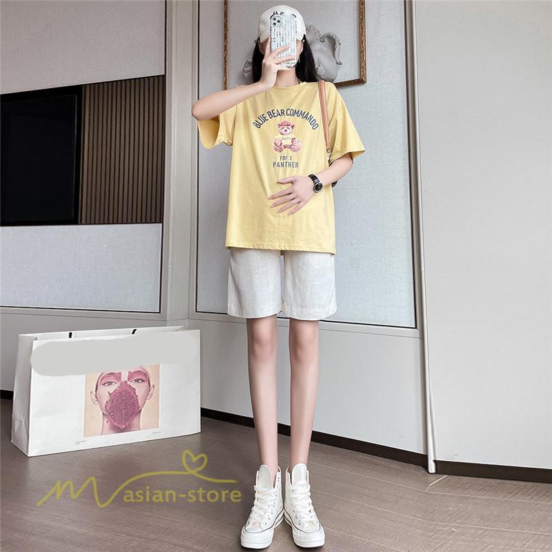 パンツ レギンス | マタニティパンツ レディース 麻 綿 ウエスト調整 着痩せ 妊婦服 パンツ マタニティウェア 無地 薄手 サマー ボトムス 産後 産前 マタニティ お出かけ 通勤