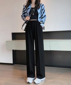 ワイドパンツ | スウエットパンツ 脚長 ストレートパンツ