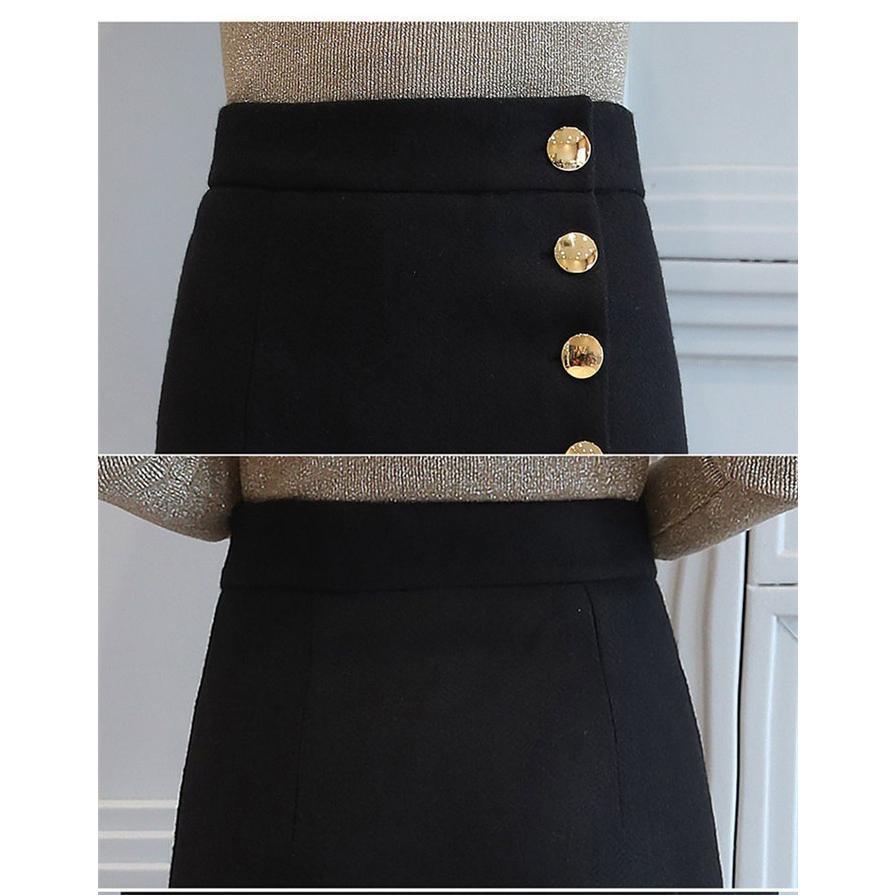 スカート | タイト秋冬 ツイード膝下丈秋冬春オフィス フォーマル エレガント 大人 タイト ヒップアップ 30代