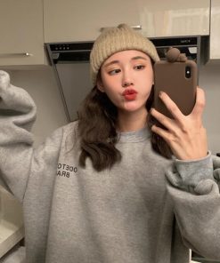 パーカ | 裏起毛 オーバーサイズ プルオーバー 体型カバー 長袖 トップス トレーナー スウェット レディース