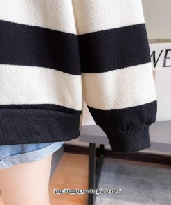 パーカー | トレーナー レディース スウェット 大きいサイズ 韓国 トップス 長袖 おしゃれ 体型カバー Tシャツ ボーダー柄 チュニック 送料無料 20代30代40代50代