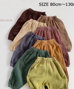 衣装 服 | 子供服 パンツ ベビー ズボン 保育園 男の子 女の子 男女兼用 子ども服 こども服 夏 カジュアル キッズ コットン 2022年新作 長ズボン 韓国風