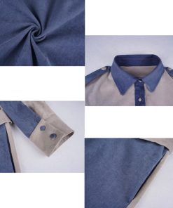 オールインワン | 長袖 ロング ウエストマーク ワンピース ミモレ丈 体型カバー ワンピース 着やせ 春秋 シャツワンピース おしゃれ レディース