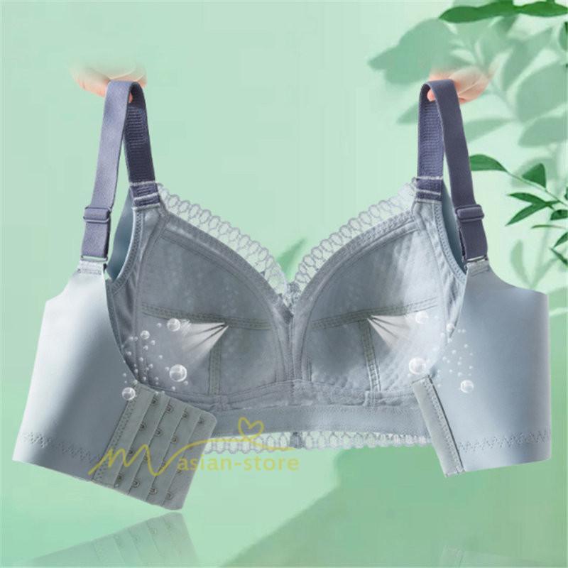 ショーツ | 胸 小さく 見せる ブラ 大きいサイズ クラッシィワイヤレスブラ ボタニカルレース ブラジャー フルカップ 20代30代40代50代60代 ノンワイヤー 補正 上品 下着