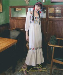 マキシ | ワンピース レディース ロングワンピース Aライン 花柄 カジュアル きれいめ 大人 ワンピ 長袖 夏秋 パーティー 夏 通勤 ガーリー 秋 着痩せ リゾート 旅行