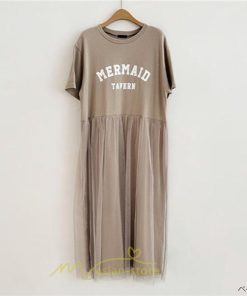 マキシ | ワンピース レディース マキシ丈 コットン 体型カバー 着痩せ 韓国風 30代 40代 50代 丸ネック 通勤 OL 新作 2022 お出かけ デート おしゃれ キレイめ