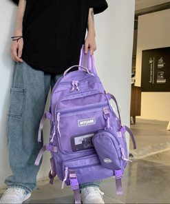 リュック | リュックサック 男女兼用 ポーチ付き通学