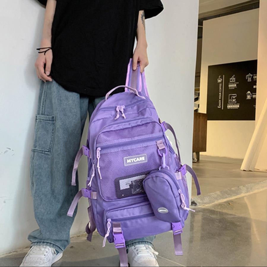 リュック | リュックサック 男女兼用 ポーチ付き通学