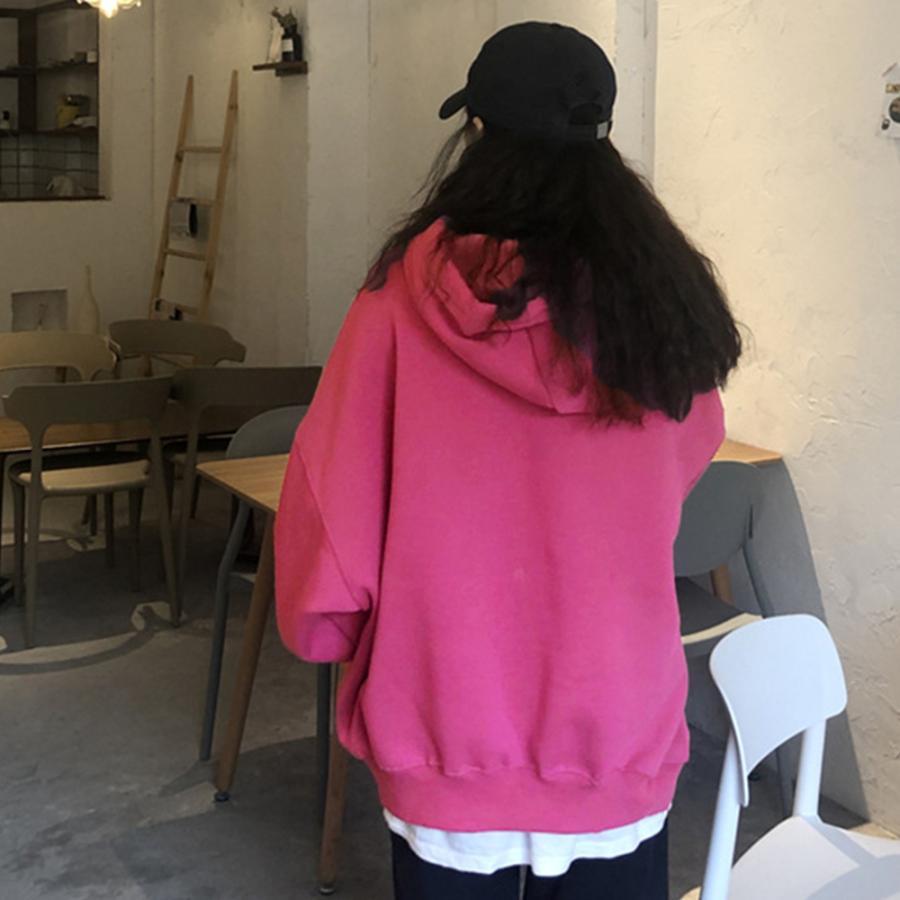 パーカ | パーカー レディース裏起毛ロゴスウェット