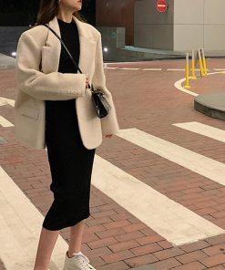 ワンピース | ニット肩出し 長袖レディース