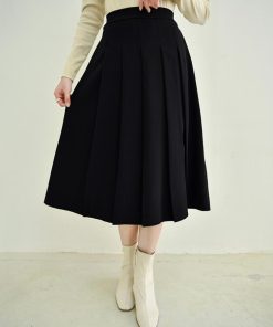 ひざ丈スカート | プリーツスカート ひざ下丈 春秋冬