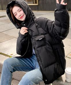 ジャケット・ブルゾン | 中綿フェイクダウンジャケット フード付き