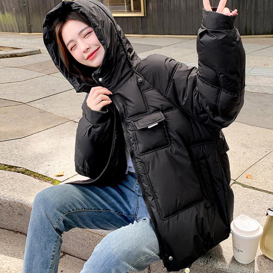 ジャケット・ブルゾン | 中綿フェイクダウンジャケット フード付き