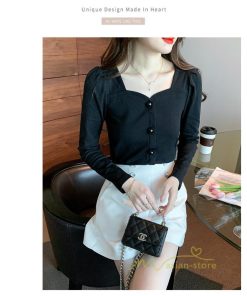 tシャツ・カットソー | ショート丈Tシャツ レディース 長袖Tシャツ カットソー タイト スリム 無地 トップス 綿 秋物 可愛い 小さい 通学通勤 20代30代 インナー 綿Tシャツ