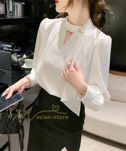 シャツ・ブラウス | シャツ ブラウス 秋冬 レディース スカーフタイ きれいめ フォーマル 春 長袖 春夏 フェミニン 20代30代40代 カジュアル エレガント 通勤通学 お出かけ 着痩せ