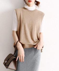 ニット・セーター | ニットベスト レディース 重ね着 上着