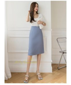 スカート | ロングスリット入り タイトレディース 膝下丈 大人 オフィス 20代 30代 40代 OL 仕事用 ビジネス 通勤通学 無地人気 着痩せ カジュアル 上品