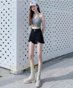 ショートパンツ | レディース デニム 短パン ジーンズ ボトムス 20代30代40代 カジュアル お出かけ 通勤通学 韓国風 ファッション 上品 着痩せ